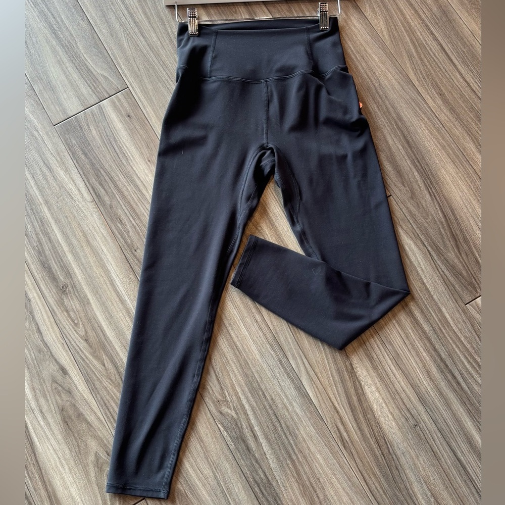 Black Free People High-Waisted Leggings